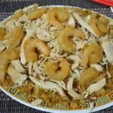 Arroz Pollo Camaron (2 Personas)