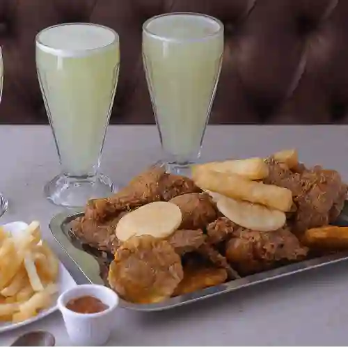 Combo Pollo y Medio Broaster