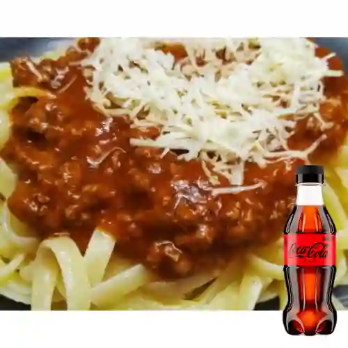 Combo Pasta Bolognesa + Coca Cola Zero 250 ml