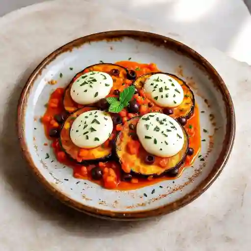 Berenjena Puttanesca Al Horno
