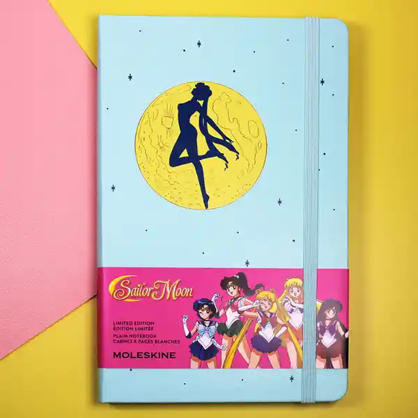 Moleskine Cuaderno Sailormoon Menta Grande Blanca