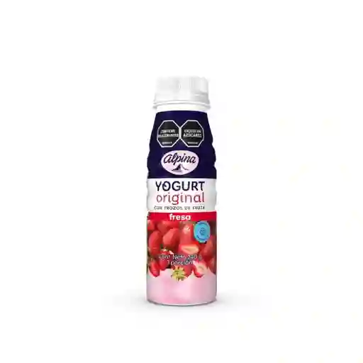 Yogurt Alpina Original Trozos Fruta Fresa