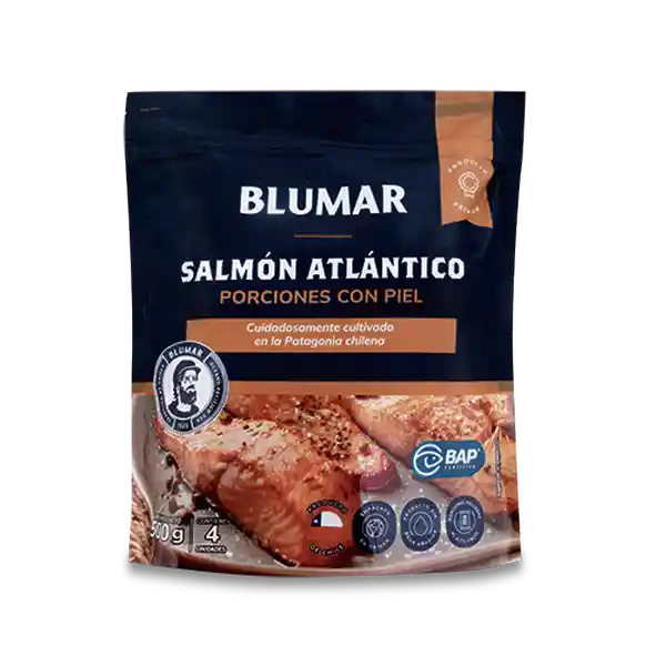 Filete De Salmon Blumar Premium Porcionado 500g