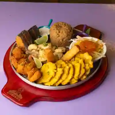 Parrillada de mariscos para 2