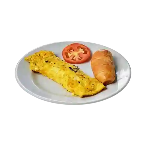 Combo Omelette Champiñon, Queso,maicitos