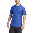 Adidas Camiseta Stretch Manga Corta Hombre Azul T L