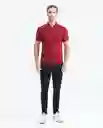 Camiseta Polo Zipper Rojo Marsala Ultraoscuro Talla XS Chevignon