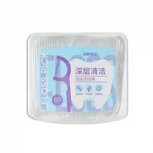 Hilo Dental Limpieza Profunda de Dos Líneas Serie Miniso