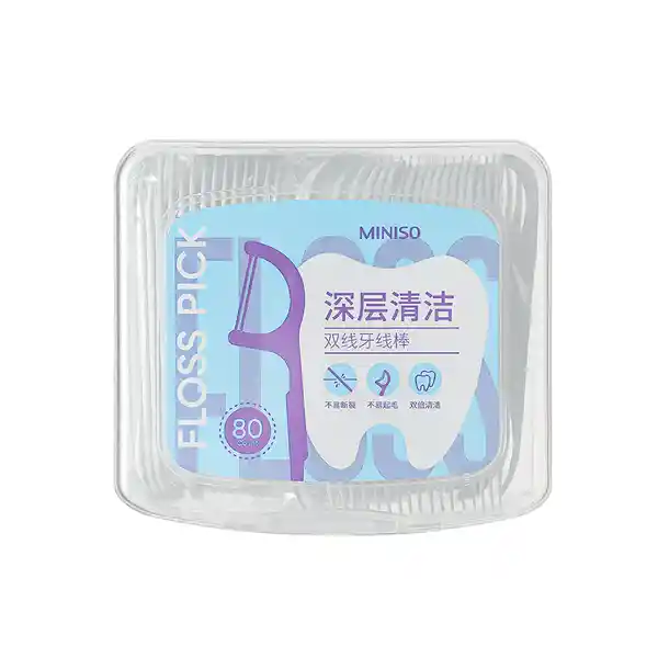 Hilo Dental Limpieza Profunda de Dos Líneas Serie Miniso