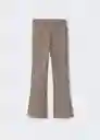 Leggings Fler Marron Talla 05 Niñas Mango