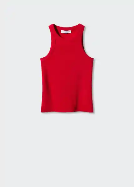 Top Boni Rojo Talla M Mujer Mango