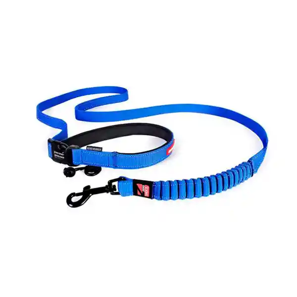 Ezydog Correa Para Perro Road Runner Zero Shock Azul 2 m