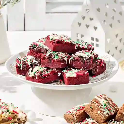 Caja x12 mini brownies navidad tú eliges