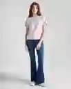 Camiseta Mujer Beige Talla M 609G090_BEI131107 Americanino