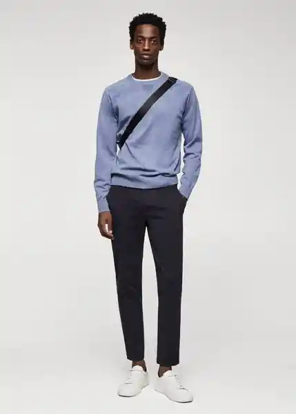 Saco Jersey Ten Índigo Talla S Hombre Mango