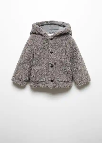 Abrigo Marti Gris Talla 66 Niños Mango