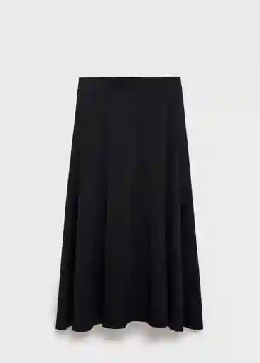 Falda Ava Negro Talla M Mujer Mango