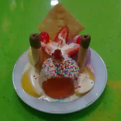 Gelatina con Helado