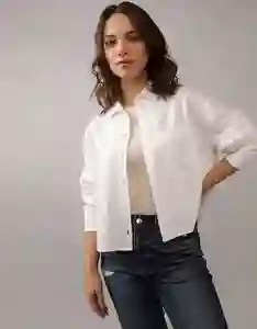 Camisa Mujer Blanco Talla: MEDIUM 5656100 American Eagle