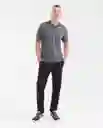 Camiseta Tejida Polo Ease Gris Acero Medio Talla M Chevignon