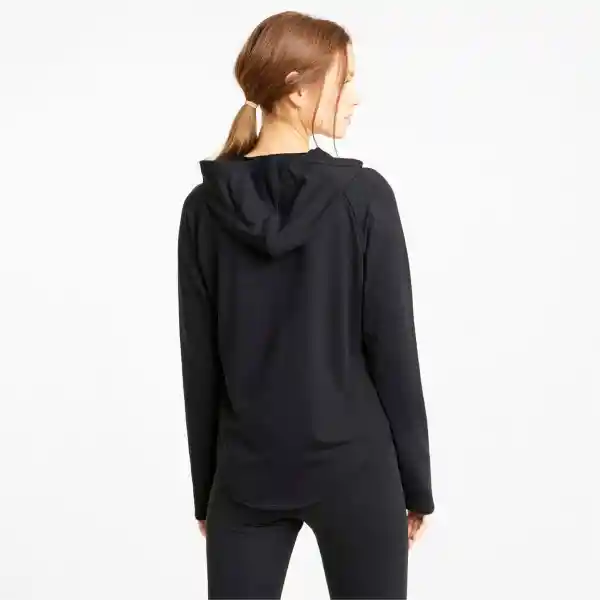 Puma Buzo Hoodie Active W Lifestyle Mujer Negro Talla XS
