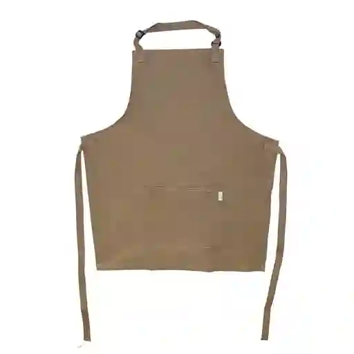 Expressions Delantal Con Bolsillo Drill Beige