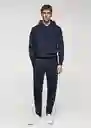 Buzo Sudadera Bono Navy Talla S Hombre Mango