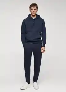 Buzo Sudadera Bono Navy Talla S Hombre Mango