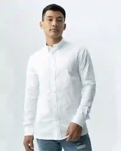 Camisa Hombre Blanco Talla L 810D500 Americanino