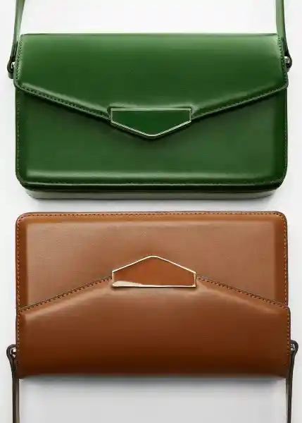 Bolso g Cora Cuero Talla 99 Mujer Mango