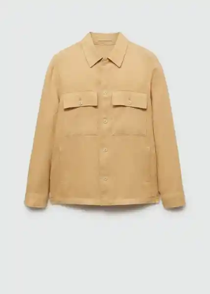 Chaqueta Terzo Amarillo Pastel Talla L Hombre Mango