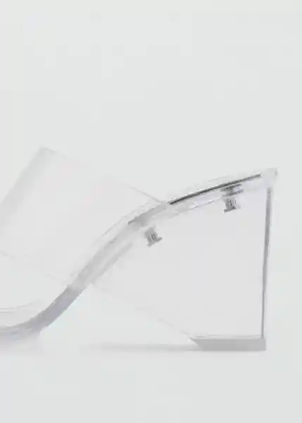 Zapatos Tapa Blanco Talla 39 Mujer Mango