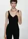 Top Lana Negro Talla S Mujer Mango