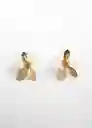 Pendientes Fleur Mujer Oro Talla 99 Mango