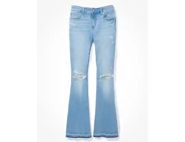 Jean Flare de Mujer Azul Talla 16 REGULAR American Eagle