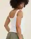 Camiseta Aerie Blanco Talla Medium 3930100 American Eagle
