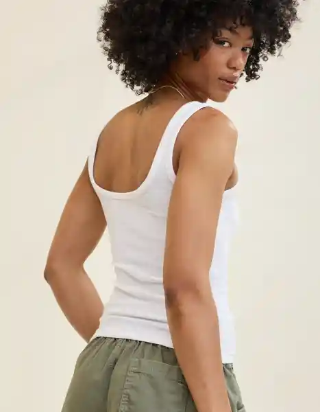 Camiseta Aerie Blanco Talla Medium 3930100 American Eagle