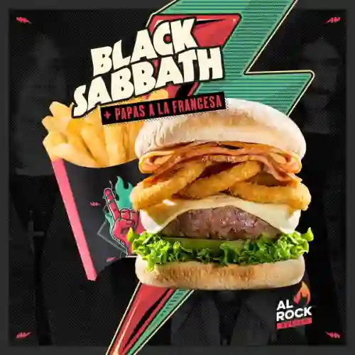 50% Off Hamburguesa Black Sabbath +Papas