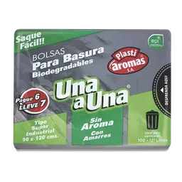 Plasti Aromas Bolsa Para Basura Superindus 90 x 120 Negra