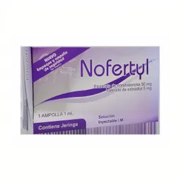 Nofertyl Anticonceptivo (50 mg/5 mg) Solución Inyectable