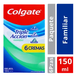 Colgate Crema Dental Triple Accion 150 mL