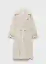 Abrigo Trench Wanalino Piedra Talla M Mujer Mango