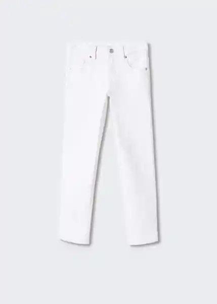 Jean Slim4 Blanco Talla 10 Niños Mango