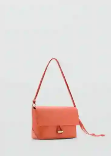 Bolso M Verdejo Naranja Talla 99 Mujer Mango
