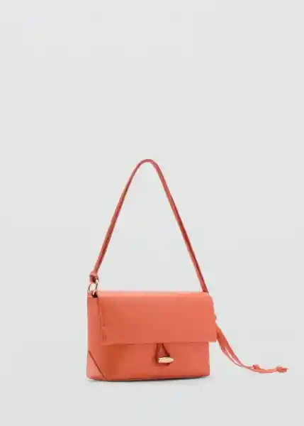 Bolso M Verdejo Naranja Talla 99 Mujer Mango