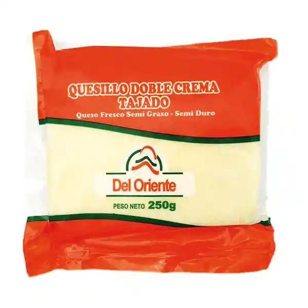 Del Oriente Quesillo Doble Crema Tajado