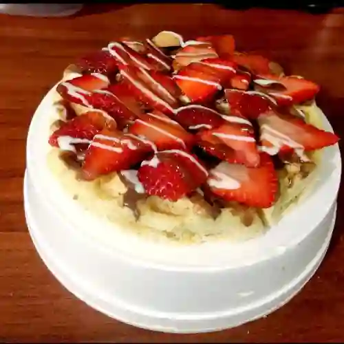 Waffle con Fresas