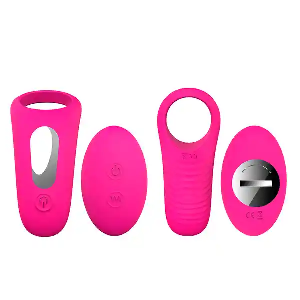 Shande Anillo Vibrador Himan Pink