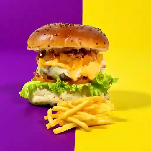 Burger tropical bacon