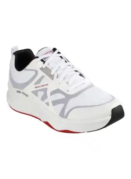 Skechers Tenis DLux Fitness Para Hombre Color Blanco Talla 10